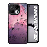 Space Doodles Realme 16T 5G Glass Back Cover Online