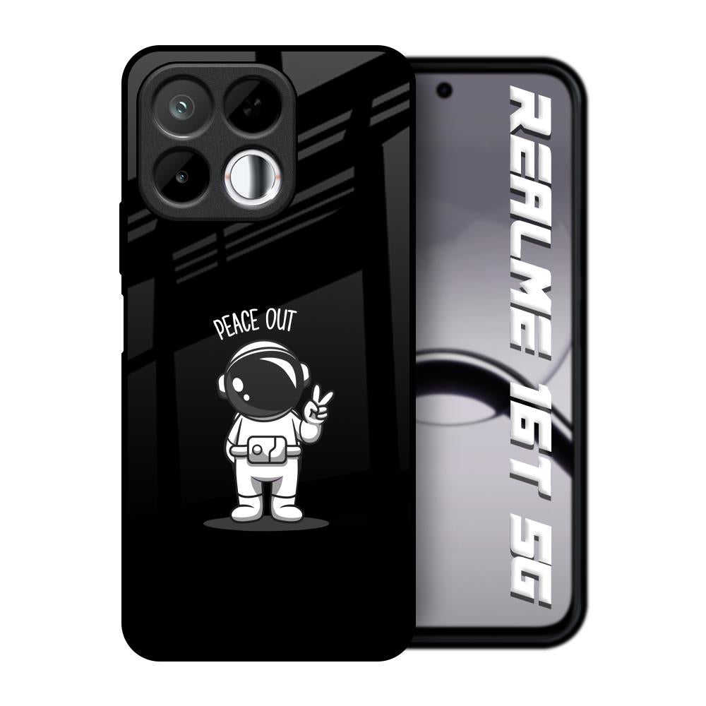 Peace Out Astro Realme 16T 5G Glass Back Cover Online