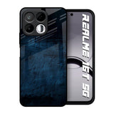 Dark Blue Grunge Realme 16T 5G Glass Back Cover Online