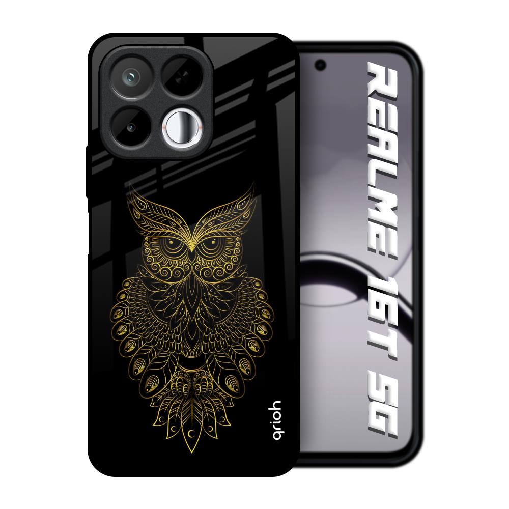 Golden Owl Realme 16T 5G Glass Back Cover Online