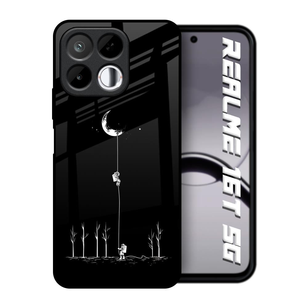 Catch the Moon Realme 16T 5G Glass Back Cover Online