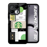 Coffee Latte Realme 16T 5G Glass Back Cover Online