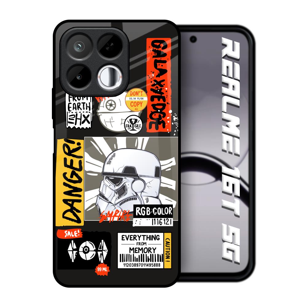 Galaxy Edge Realme 16T 5G Glass Back Cover Online