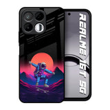 Retro Astronaut Realme 16T 5G Glass Back Cover Online