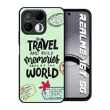 Travel Stamps Realme 16T 5G Glass Back Cover Online