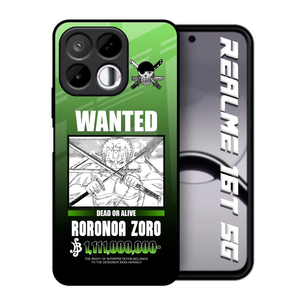 Zoro Wanted Realme 16T 5G Glass Back Cover Online