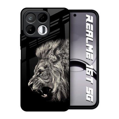 Brave Lion Realme 16T 5G Glass Back Cover Online