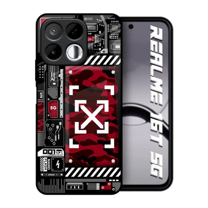 Technology Art Realme 16T 5G Glass Back Cover Online