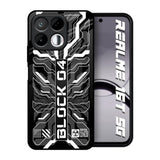 Monochrome Magic Realme 16T 5G Glass Back Cover Online