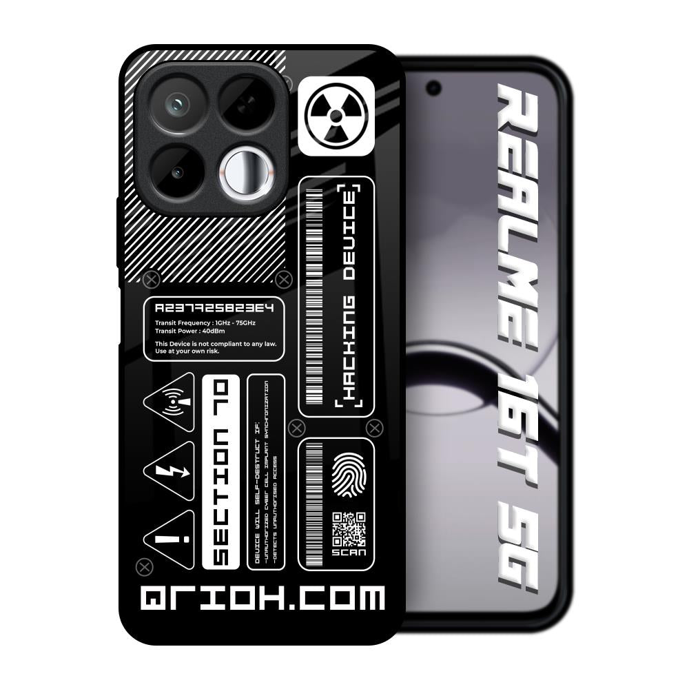 Futuristic Art Realme 16T 5G Glass Back Cover Online