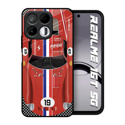 Racing Vintage Realme 16T 5G Glass Back Cover Online