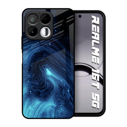 Dazzling Ocean Gradient Realme 16T 5G Glass Back Cover Online