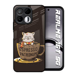 Tea With Kitty Realme 16T 5G Glass Back Cover Online