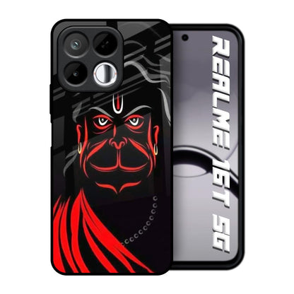 Lord Hanuman Realme 16T 5G Glass Back Cover Online