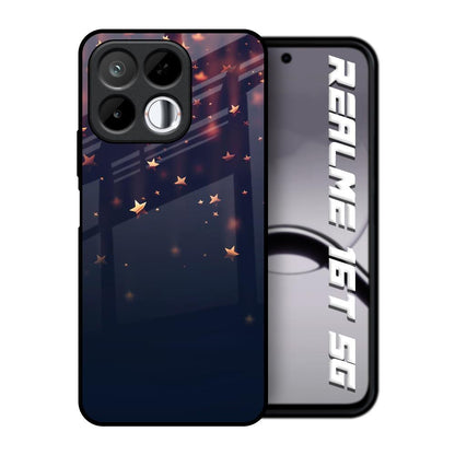 Falling Stars Realme 16T 5G Glass Back Cover Online