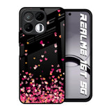 Heart Rain Fall Realme 16T 5G Glass Back Cover Online