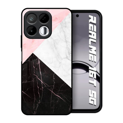 Marble Collage Art Realme 16T 5G Glass Back Cover Online
