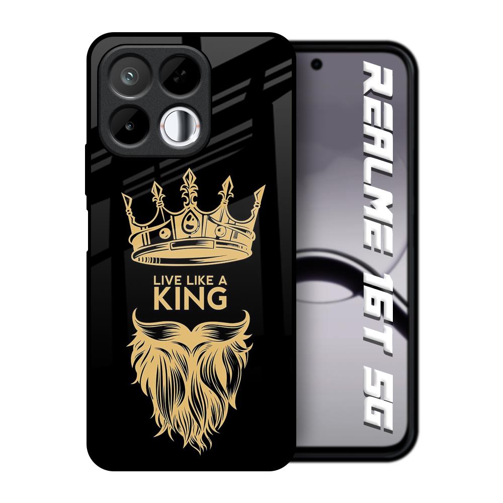 King Life Realme 16T 5G Glass Back Cover Online