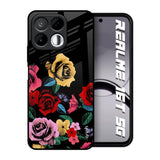 Floral Decorative Realme 16T 5G Glass Back Cover Online
