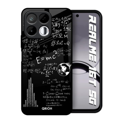 Funny Math Realme 16T 5G Glass Back Cover Online