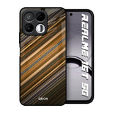 Diagonal Slash Pattern Realme 16T 5G Glass Back Cover Online