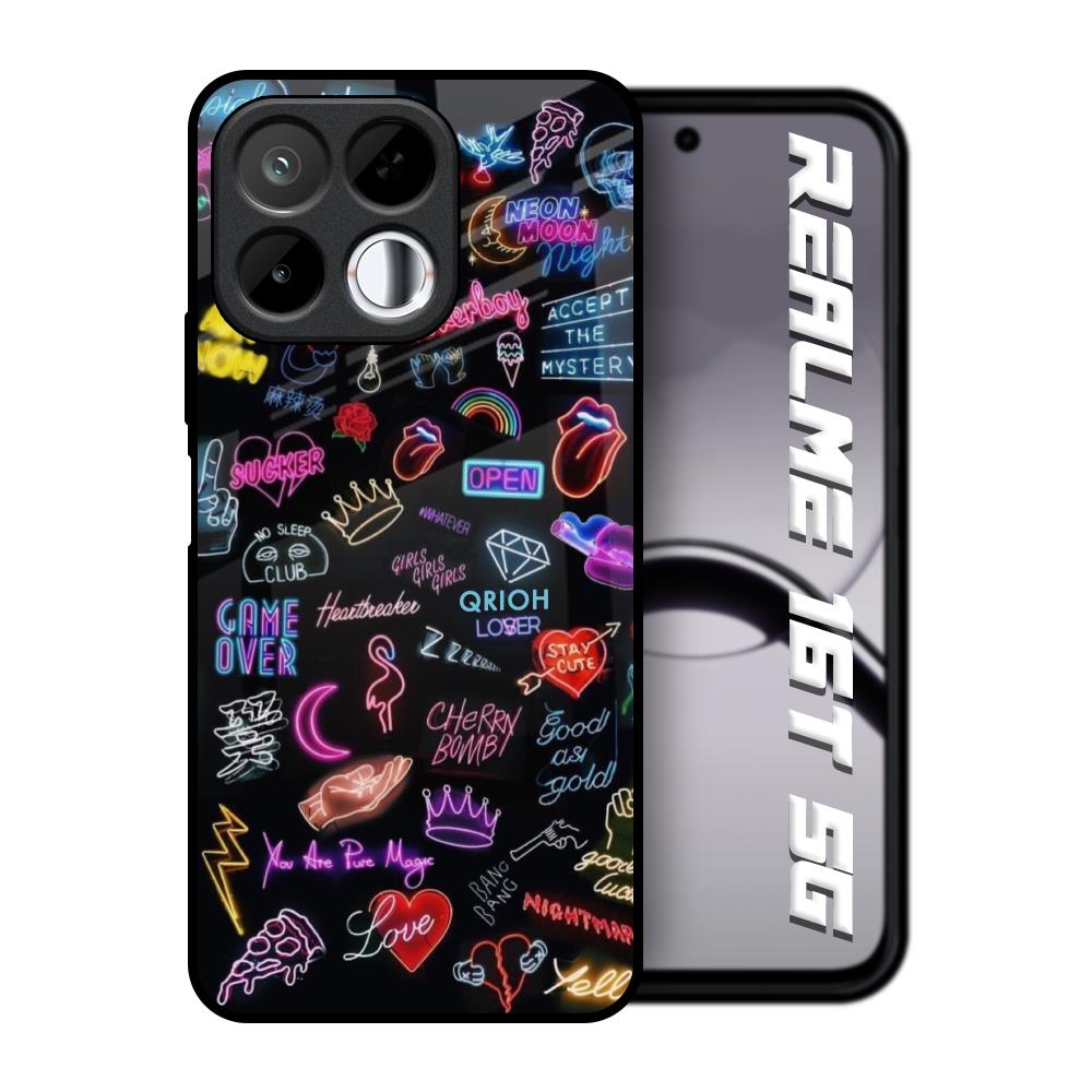 Accept The Mystery Realme 16T 5G Glass Back Cover Online
