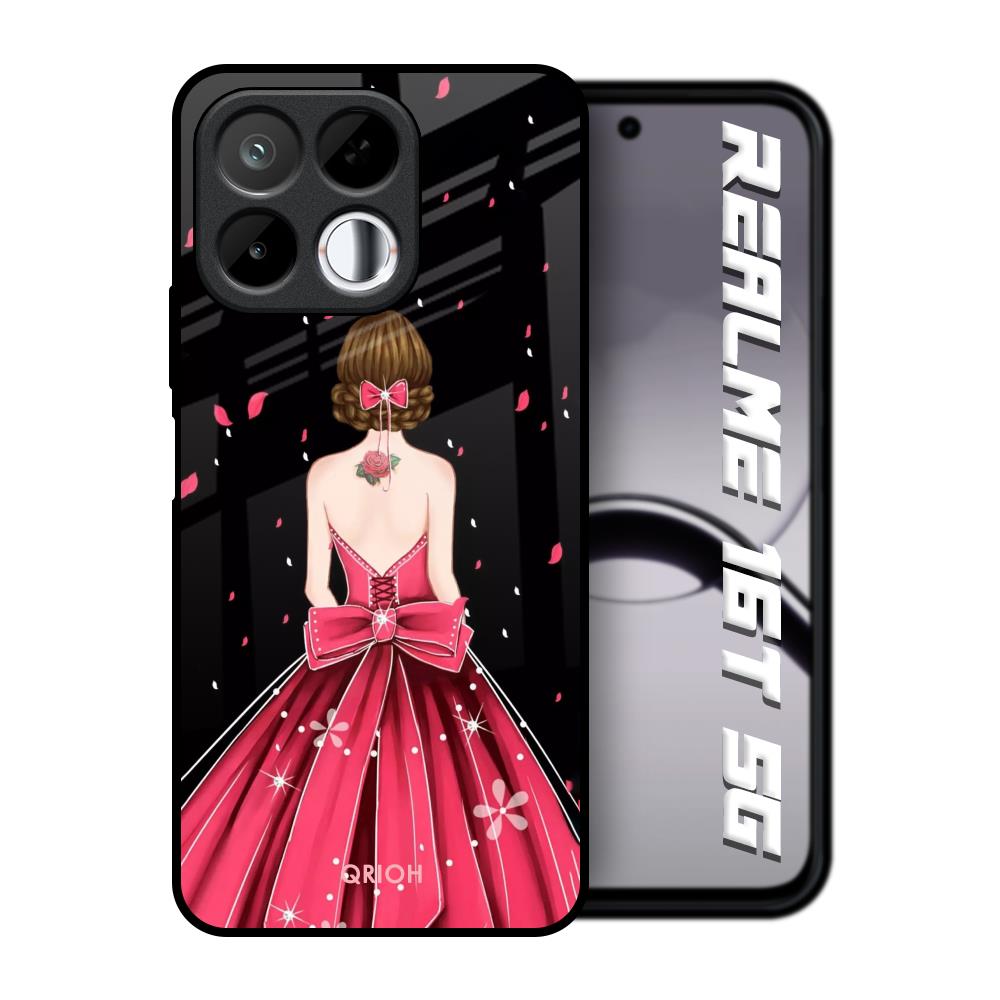 Fashion Princess Realme 16T 5G Glass Back Cover Online