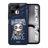 Struggling Panda Realme 16T 5G Glass Back Cover Online
