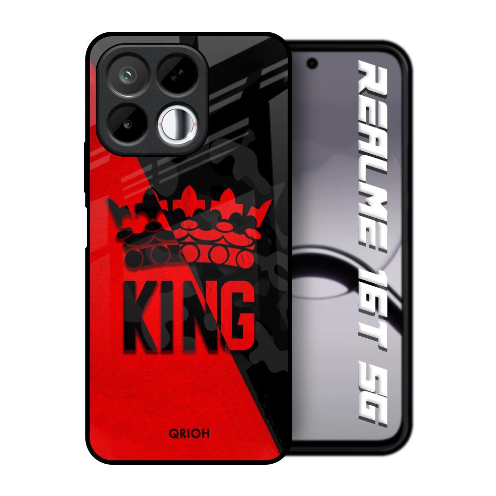I Am A King Realme 16T 5G Glass Back Cover Online