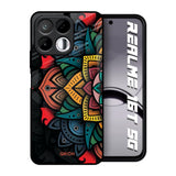 Retro Gorgeous Flower Realme 16T 5G Glass Back Cover Online