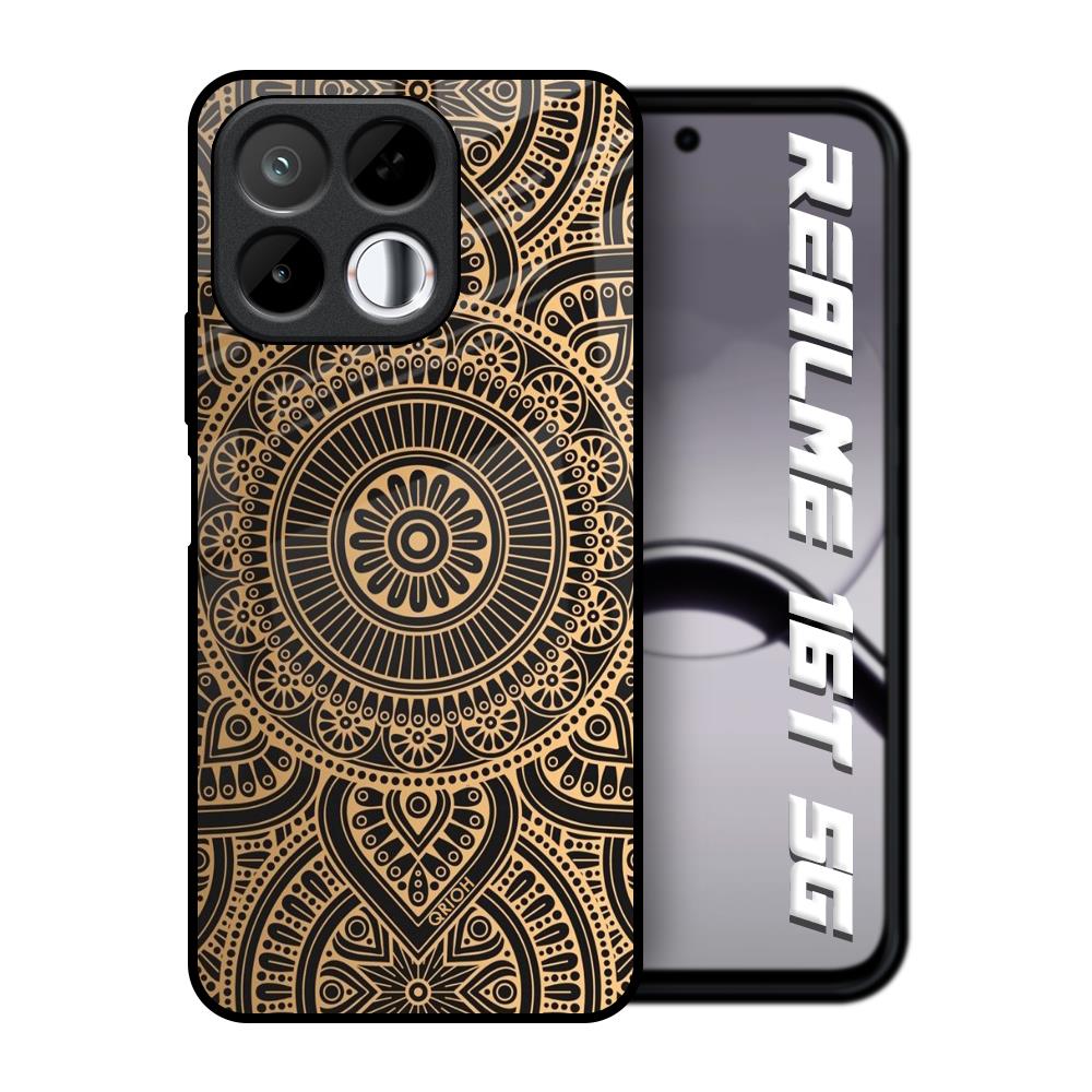 Luxury Mandala Realme 16T 5G Glass Back Cover Online