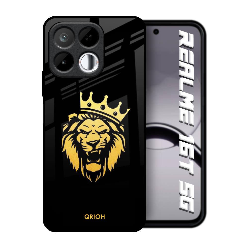 Lion The King Realme 16T 5G Glass Back Cover Online