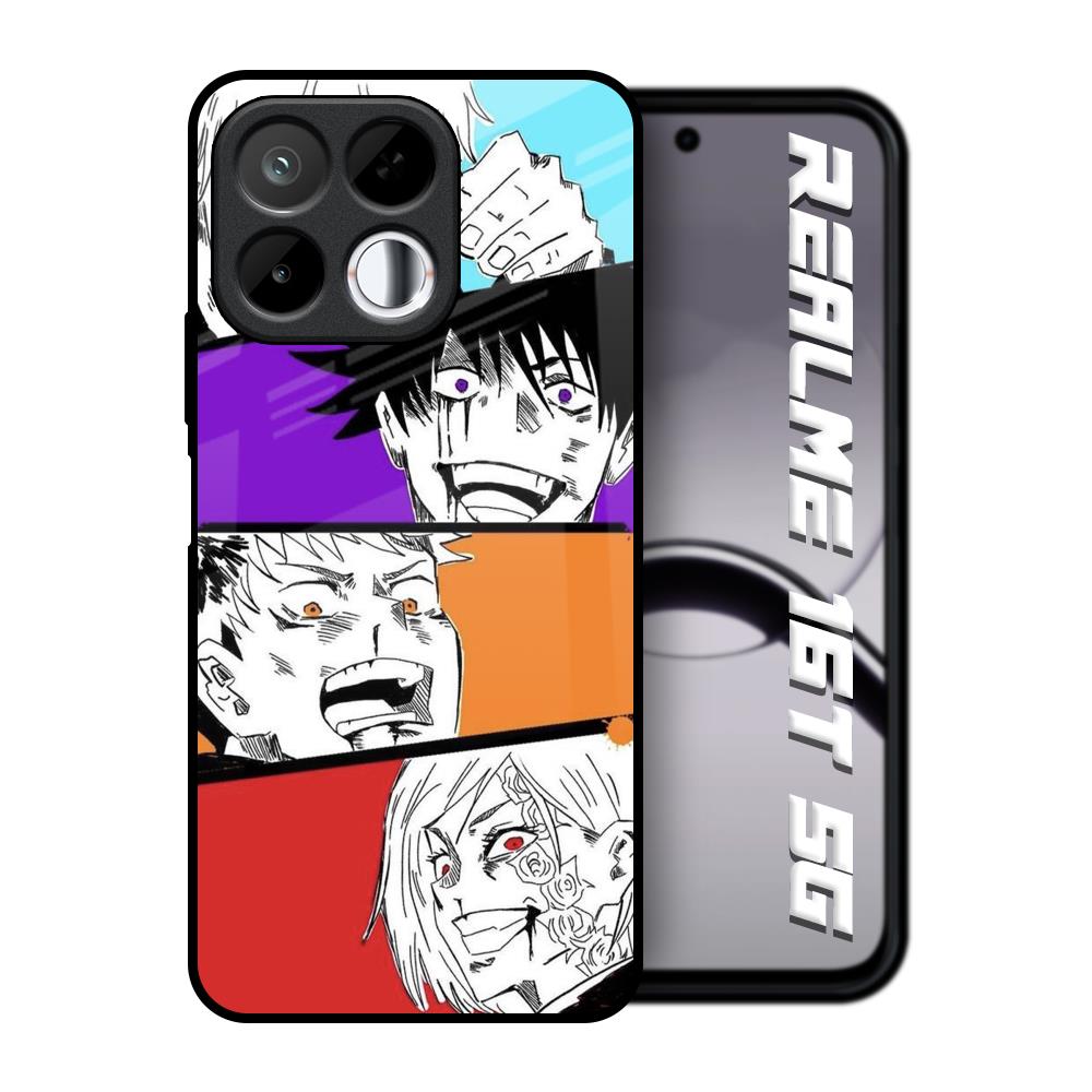 Anime Sketch Realme 16T 5G Glass Back Cover Online