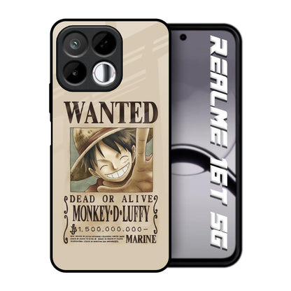 Luffy Wanted Realme 16T 5G Glass Back Cover Online