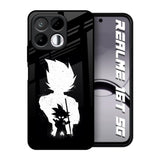 Monochrome Goku Realme 16T 5G Glass Back Cover Online