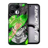 Anime Green Splash Realme 16T 5G Glass Back Cover Online