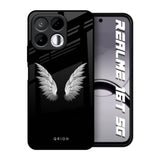 White Angel Wings Realme 16T 5G Glass Back Cover Online
