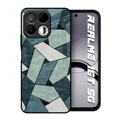Abstact Tiles Realme 16T 5G Glass Back Cover Online