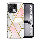 Geometrical Marble Realme 16T 5G Glass Back Cover Online