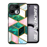 Seamless Green Marble Realme 16T 5G Glass Back Cover Online