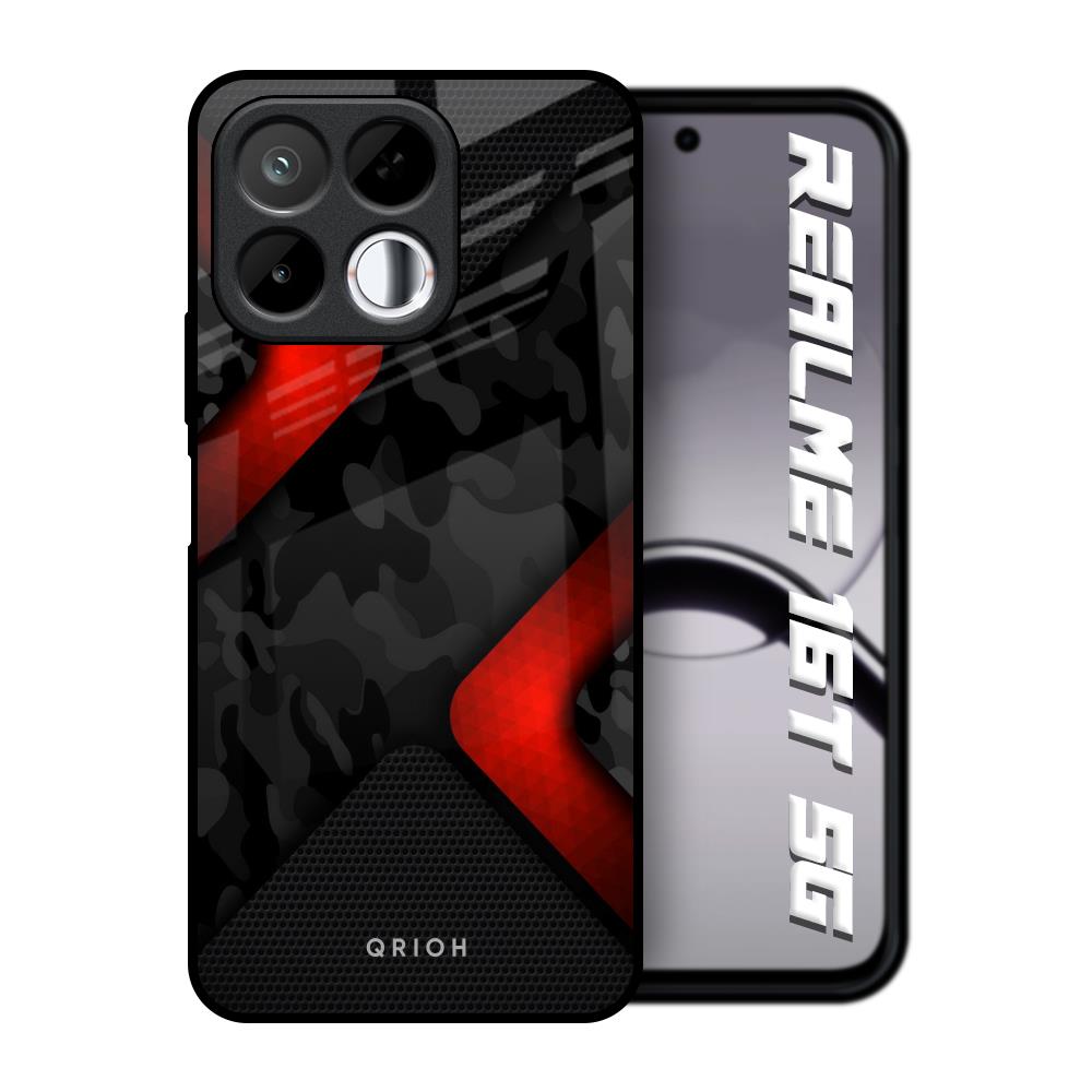 Modern Camo Abstract Realme 16T 5G Glass Back Cover Online
