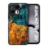 Architecture Map Realme 16T 5G Glass Back Cover Online