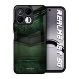 Green Leather Realme 16T 5G Glass Back Cover Online