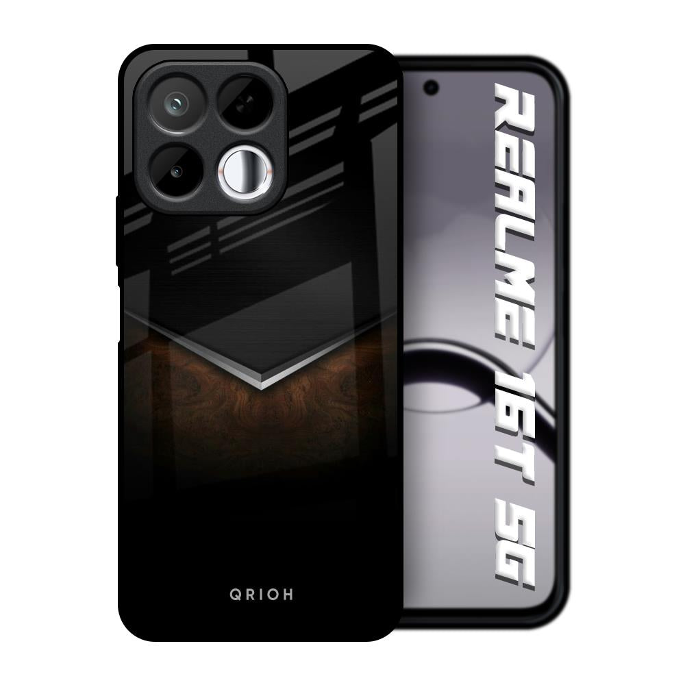 Dark Walnut Realme 16T 5G Glass Back Cover Online