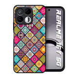 Multicolor Mandala Realme 16T 5G Glass Back Cover Online