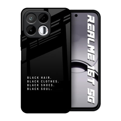 Black Soul Realme 16T 5G Glass Back Cover Online
