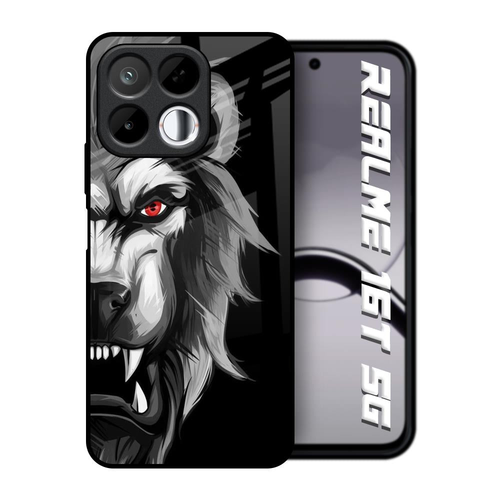 Wild Lion Realme 16T 5G Glass Back Cover Online