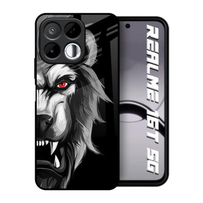 Wild Lion Realme 16T 5G Glass Back Cover Online