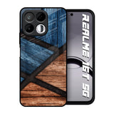 Wooden Tiles Realme 16T 5G Glass Back Cover Online
