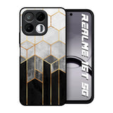 Tricolor Pattern Realme 16T 5G Glass Back Cover Online